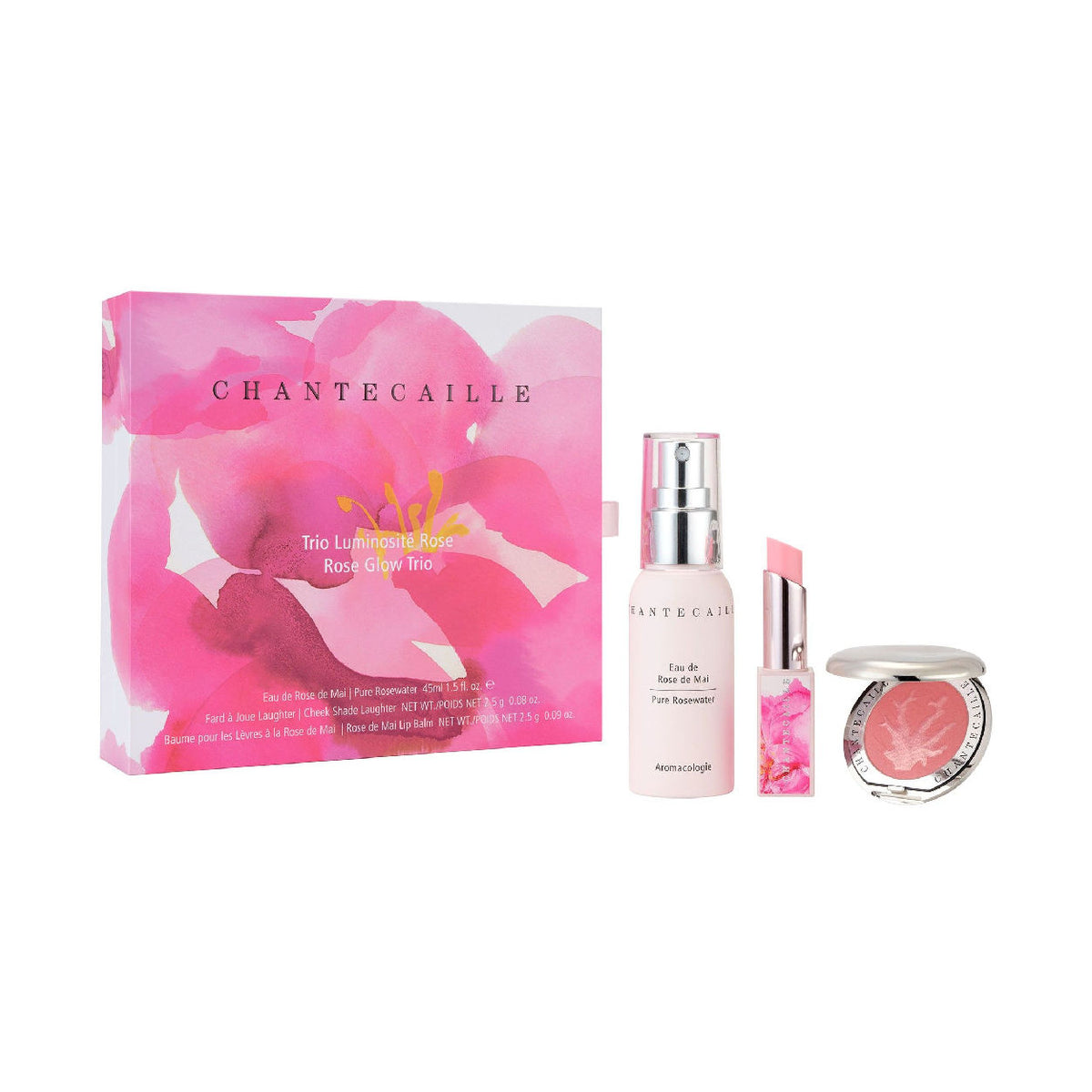 Chantecaille Rose Glow Trio — ست و پک | بررسی و راهنمای لیلی‌ورا